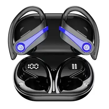 Музыкальные игры, беспроводные наушники Bluetooth 5.3, Подвесные наушники, шумоподавление, вызов с низкой задержкой, беспроводные наушники с микрофоном