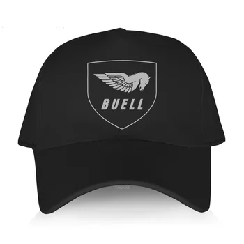 Бейсболки, хлопковая высококачественная шляпа Унисекс, логотип мотоциклетной компании Buell, мужская черная кепка-бойфренд, Регулируемые рыбные шляпы
