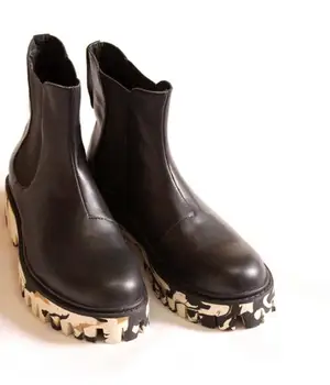Новые зимние камуфляжные мужские ботильоны, мужская обувь из натуральной кожи, модная обувь на платформе, ботинки 