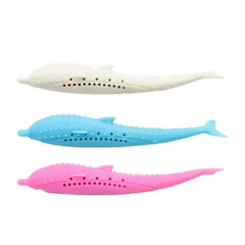 Товары для рукоделия, интерактивная игрушка в форме рыбы, жевательная игрушка для чистки зубов, 7-дюймовая устойчивая к укусам жевательная игрушка