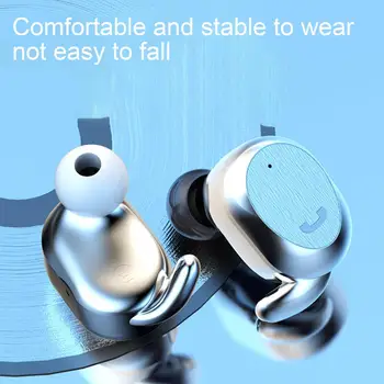 Беспроводные наушники-вкладыши, шумоподавляющая гарнитура, Bluetooth-совместимые 5.0 Мини-монофонические спортивные наушники-вкладыши