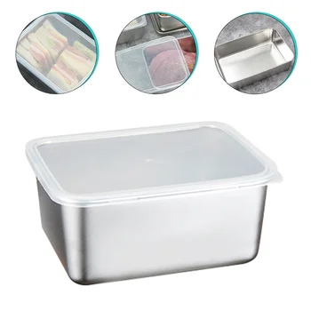 Металлические коробки для бенто, Контейнеры для хранения в морозильной камере, Ланчбоксы из нержавеющей стали, Упаковка для приготовления пищи
