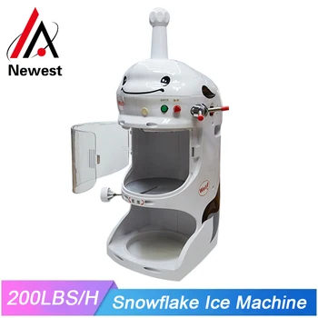 Полностью Автоматическая Мультяшная Машина для Бритья Snow Ice Maker Crusher Shaver Snowflake Smoothie Shaving Для Магазина Чая с Молоком