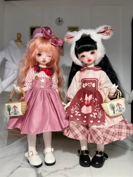 Одежда для куклы BJD 1/6 размера YOSD милое розовое платье принцессы комплект с юбкой для куклы Bjd Одежда для куклы 1/6 аксессуары для кукол