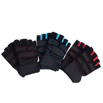 Мужские Женские перчатки для занятий в тренажерном зале с полупальцами, перчатки для поднятия тяжестей, тренировки по бодибилдингу, спортивные упражнения, перчатки для велоспорта, спортивные тренировки