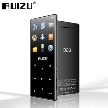 Новый Оригинальный RUIZU D29 Bluetooth MP3-Плеер Портативный Аудио 8 ГБ HiFi Музыкальный Плеер Без Потерь Встроенный Динамик FM-Радио Электронная книга Часы