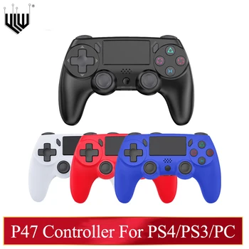 Беспроводной Контроллер С Двойной Вибрацией Bluetooth Геймпад Для Игровой Консоли PS4 PS3 ПК Джойстик С 6-Осевым Гироскопом