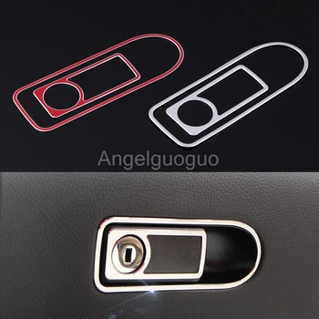 Автомобильный Ящик для хранения Перчаток Переключатель Наклейка Рамка Накладка для Mercedes Benz 2015-2017 C class W205/GLC class X253