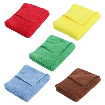 Салфетки для чистки из микрофибры, неабразивные, многоразовые, моющиеся, ультрамягкие полотенца, тряпка