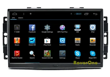 Для Chrysler Aspen 300C 2004-2008 Четырехъядерный Android 6.0 Автомобильный Радиоприемник GPS Навигация Спутниковая Навигация Головное Устройство Bluetooth Зеркальная Ссылка