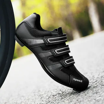 Профессиональная обувь для шоссейного велоспорта, Мужская Спортивная Sapatilha Ciclismo MTB, Самоблокирующаяся нескользящая женская велосипедная обувь для велоспорта