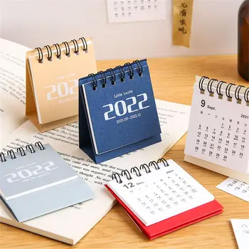 Годовая повестка дня Настольный планировщик Mini Simple Настольный календарь на 2022 год Таблица расписания