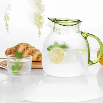 2-литровый чайник Стеклянный чайник для холодной воды для офиса общественного питания Бытовой стакан для холодной воды