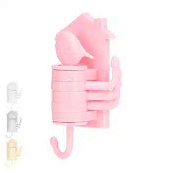 Вертикальный крюк Бесшовный прочный самоклеящийся крюк для кухни для ванной комнаты
