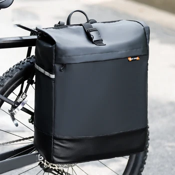 WEST BIKING 30L Велосипедная корзина большой емкости, высокая светоотражающая Велосипедная полка, багажная сумка MTB, Дорожная Велосипедная сумка для багажника