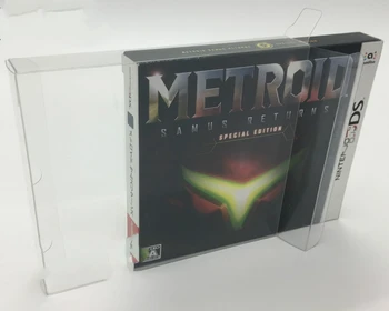 Прозрачная защитная коробка для Nintendo 3DS/METROID Коллекционные коробки для хранения TEP Игровая оболочка Прозрачная витрина