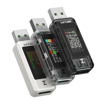 Детектор быстрой зарядки мобильного телефона WITRN A2, USB-тестер, вольтметр тока