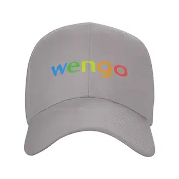 Повседневная джинсовая кепка с графическим принтом логотипа Wengo, вязаная шапка, бейсболка