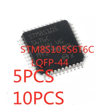 5-10 Шт./ЛОТ 100% Качество STM8S105S6T6C STM8S105 LQFP-44 SMD 8-битный микросхема микроконтроллера MCU IC В наличии Новый Оригинал