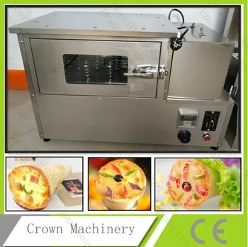 Коммерческая машина для приготовления пиццы в форме рожка; ротационная машина для приготовления трубочек для сладкой пиццы 12шт; ротационная печь 110 В и 220 В
