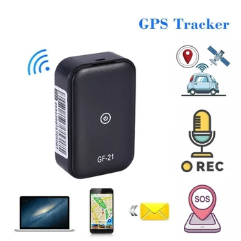 Мини GPS Автомобильный Трекер В Реальном Времени С Защитой От Потери Устройства Голосовое Управление Локатор Записи Микрофон Высокой четкости WIFI + LBS + GPS A9E8